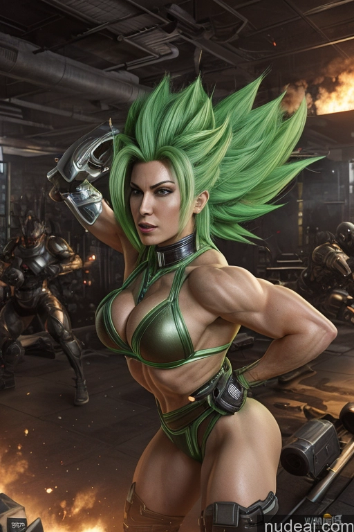 related ai porn images free for Super Saiyan Busty Neon Lights Clothes: Green Front View Green Hair Muscular Several Two Science Fiction Style Neon Lights Clothes: Red Neon Lights Clothes: Orange Battlefield Cyborg