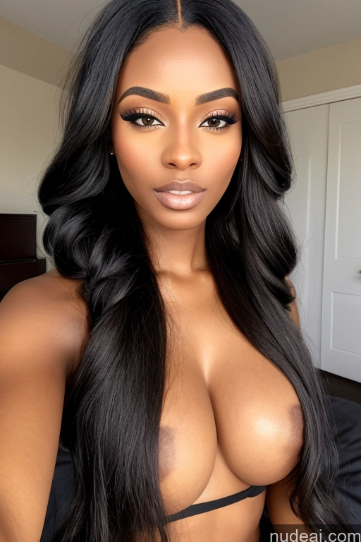 related ai porn images free for One Small Tits 18 Black Hair Slicked Black Warm Anime Bedroom Front View Spreading Legs Nude Transparent Bright Lighting Detailed Long Hair Dark Skin Woman Sexy Face African