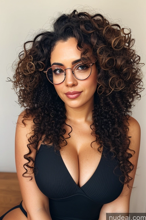 related ai porn images free for Curly Hair Cleavage Huge Boobs Busty Glasses Thick Dress High Heels