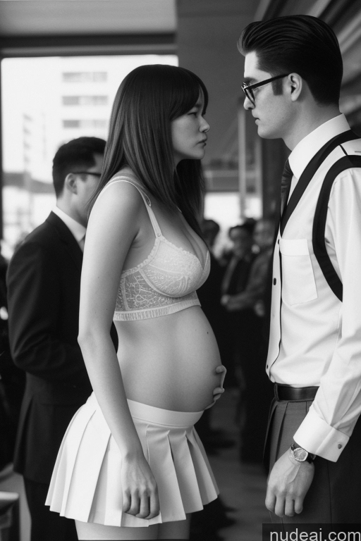 ai nude image of pregnant woman in a white dress and a man in a suit pics of Pregnant School Uniform, Cleavage Cutout, Clothing Cutout, Pleated Skirt, Thighhighs 18 Skinny Small Tits Bobcut Vietnamese Thai Filipina Strip Club Dark Lighting Several Woman + Man Bar Casino Sad Serious Mongolian Film Photo Skin Detail (beta) 3d Chinese Party Street Alternative