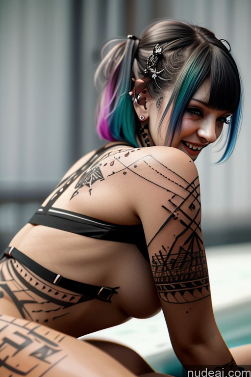 related ai porn images free for Laughing Rainbow Haired Girl Greek Close-up View Bra Pull Down Nude Gothic Punk Girl Huge Boobs Crop Shirt Underboob Tattoos