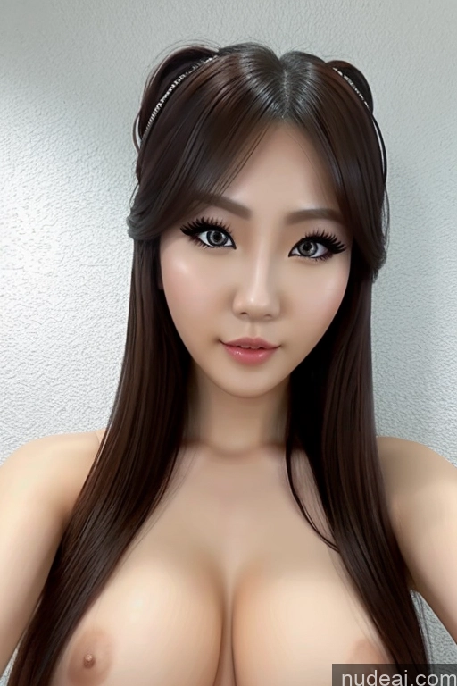 ai nude image of a close up of a woman with a very big breast posing pics of Ning Rong Rong