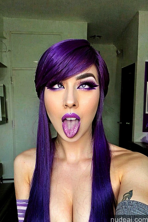 related ai porn images free for Chinese Purple Hair Ahegao