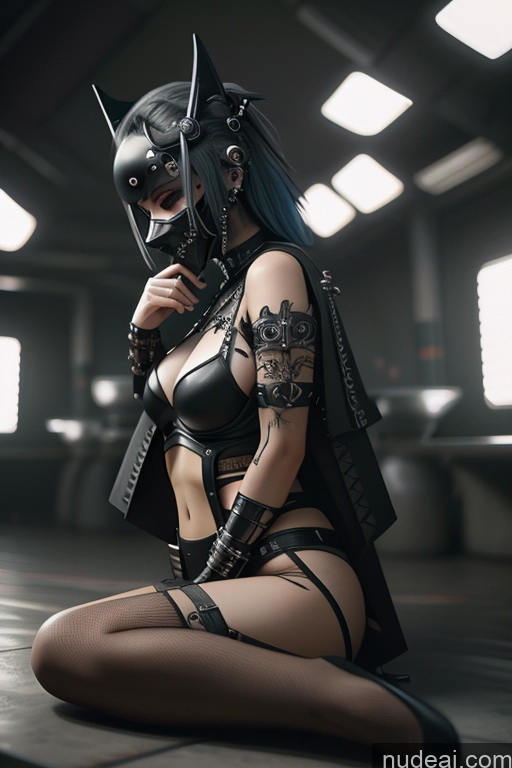 ai nude image of batman cosplaying girl in black leather outfit and mask pics of Straddling Spread_legs, Pussy, Split_legs Laughing Polynesian Futuristic Nude Close-up View Huge Boobs Dutch Techpunk Mask Gothic Punk Girl