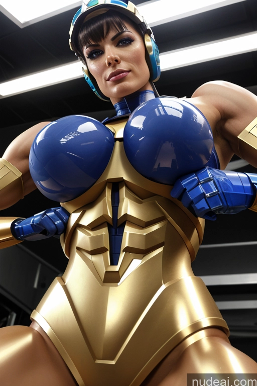 related ai porn images free for Power Rangers Woman Busty Muscular Front View SuperMecha: A-Mecha Musume A素体机娘 Abs