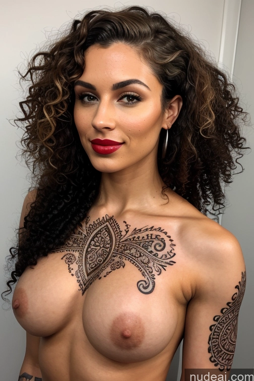 related ai porn images free for Perfect Boobs Tattoos Beautiful 20s Sexy Face Seductive Swedish Nude Woman Lipstick Perfect Body Big Ass Curly Hair