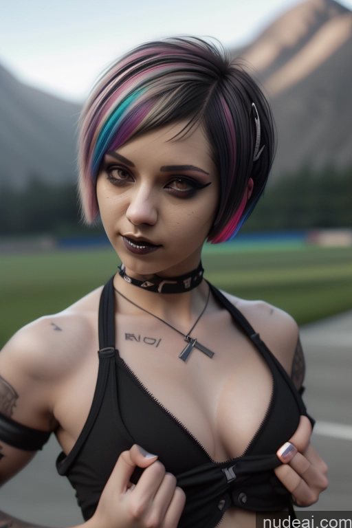 related ai porn images free for Athlete Perfect Boobs Short Hair Egyptian Rainbow Haired Girl Close-up View Gothic Punk Girl Nude Shrug Top Bra Pull Down