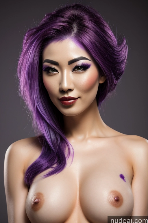 related ai porn images free for Bodypaint Chinese Purple Hair