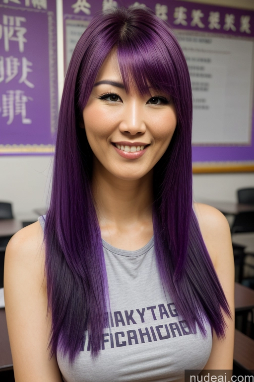 related ai porn images free for Chinese Purple Hair Teacher