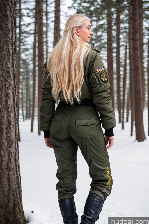 related ai porn images free for Swedish 18 Blonde Snow Back View Bomber Boots Harem Pants Military Two