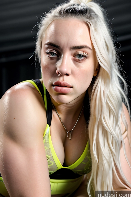 ai nude image of blond woman with piercings and piercings posing for a picture pics of Close Up, Extreme Close Up, Dripping Cum Billie Eilish Thick Beautiful 18