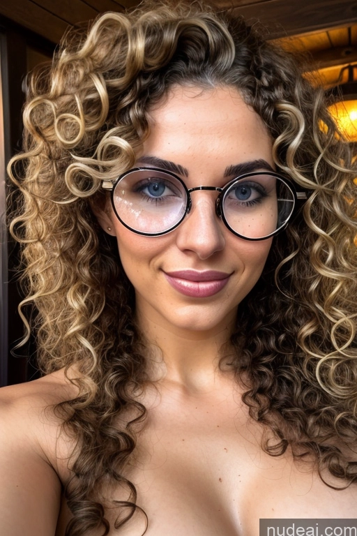 related ai porn images free for Woman Two Perfect Boobs Beautiful Big Hips Glasses Curly Hair Fairer Skin 20s Seductive Indian Sauna Front View Nude Cheerleader Transparent Bright Lighting Detailed