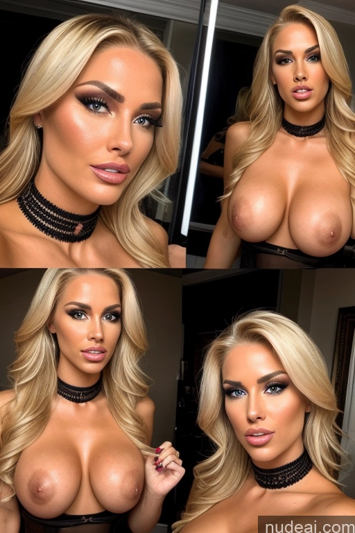 related ai porn images free for Miss Universe Model Perfect Boobs 20s Several Party Mirror Selfie Blonde Shocked Choker Topless Close-up View