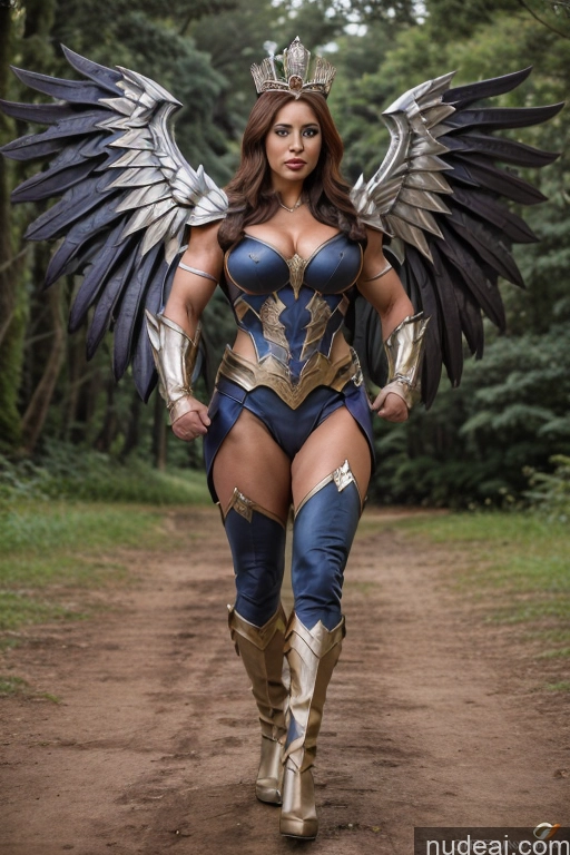 related ai porn images free for Regal Cosplay Busty Muscular Front View Has Wings Superhero 20s