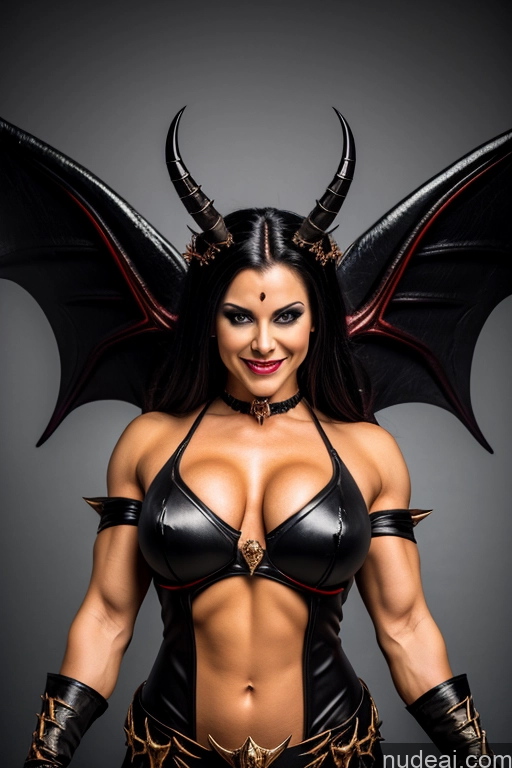 related ai porn images free for Regal Cosplay Busty Muscular Front View Succubus