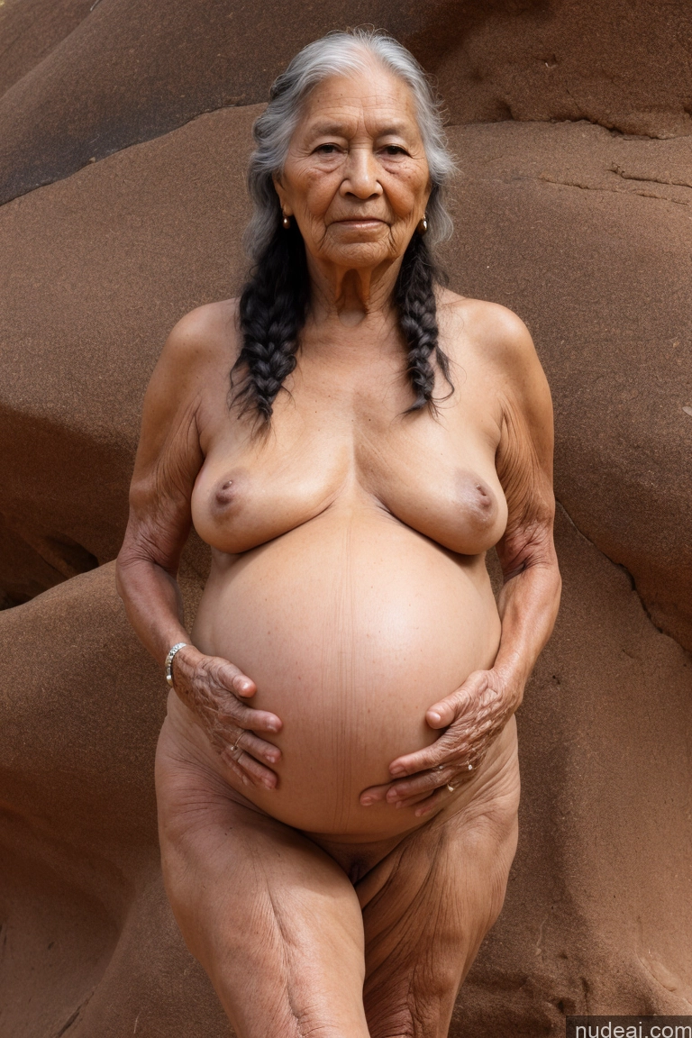 related ai porn images free for One 80s Native American Nude Detailed Pregnant