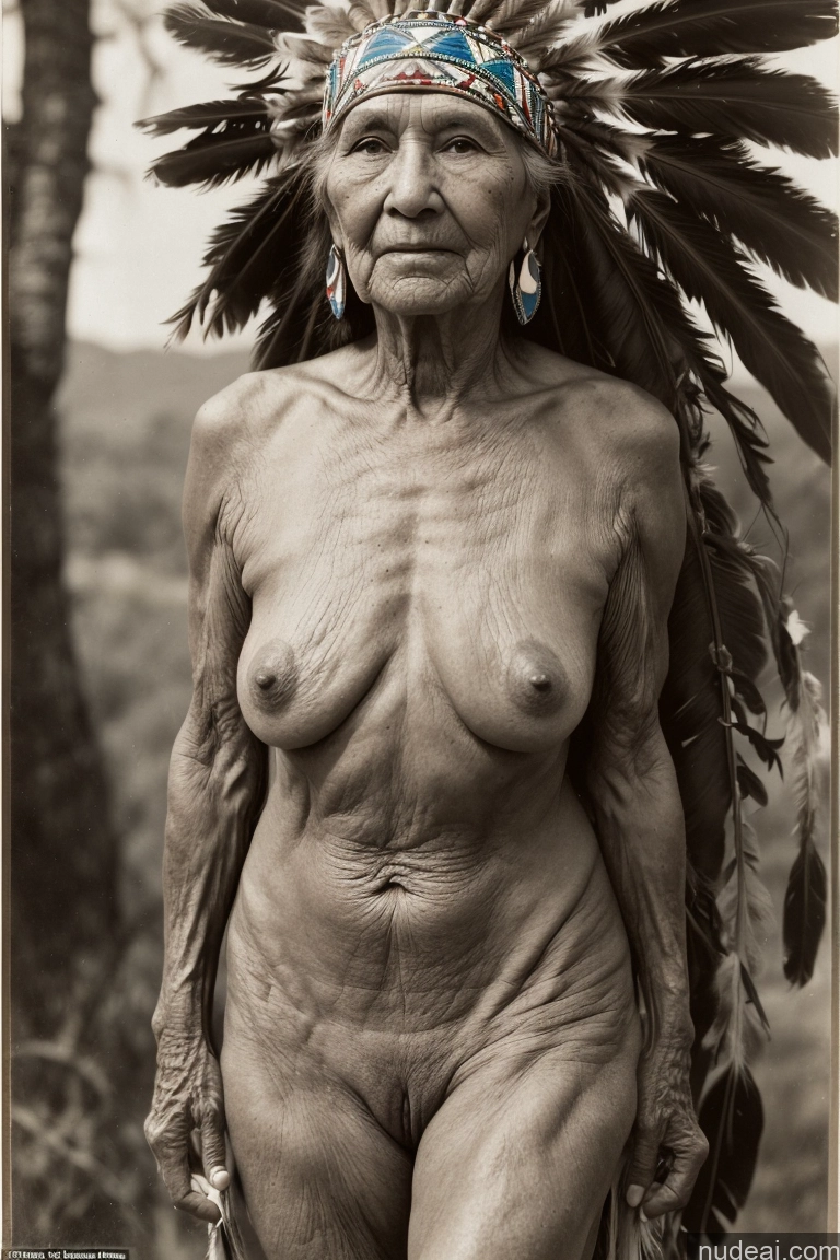 related ai porn images free for 80s Nude Detailed Two Native American