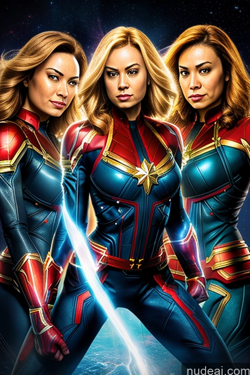 ai nude image of captain marvel and the avengers pics of Captain Marvel Powering Up Busty Muscular