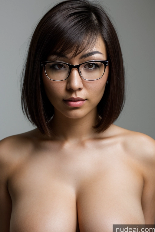 related ai porn images free for Busty Alternative Front View 20s Serious Brunette Bobcut Asian