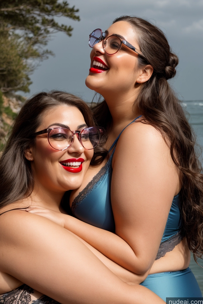 related ai porn images free for 30s Huge Boobs Glasses Busty Long Hair Brunette Sexy Face Lingerie Model Chubby Lipstick Laughing Fairer Skin One Piece Swimsuit