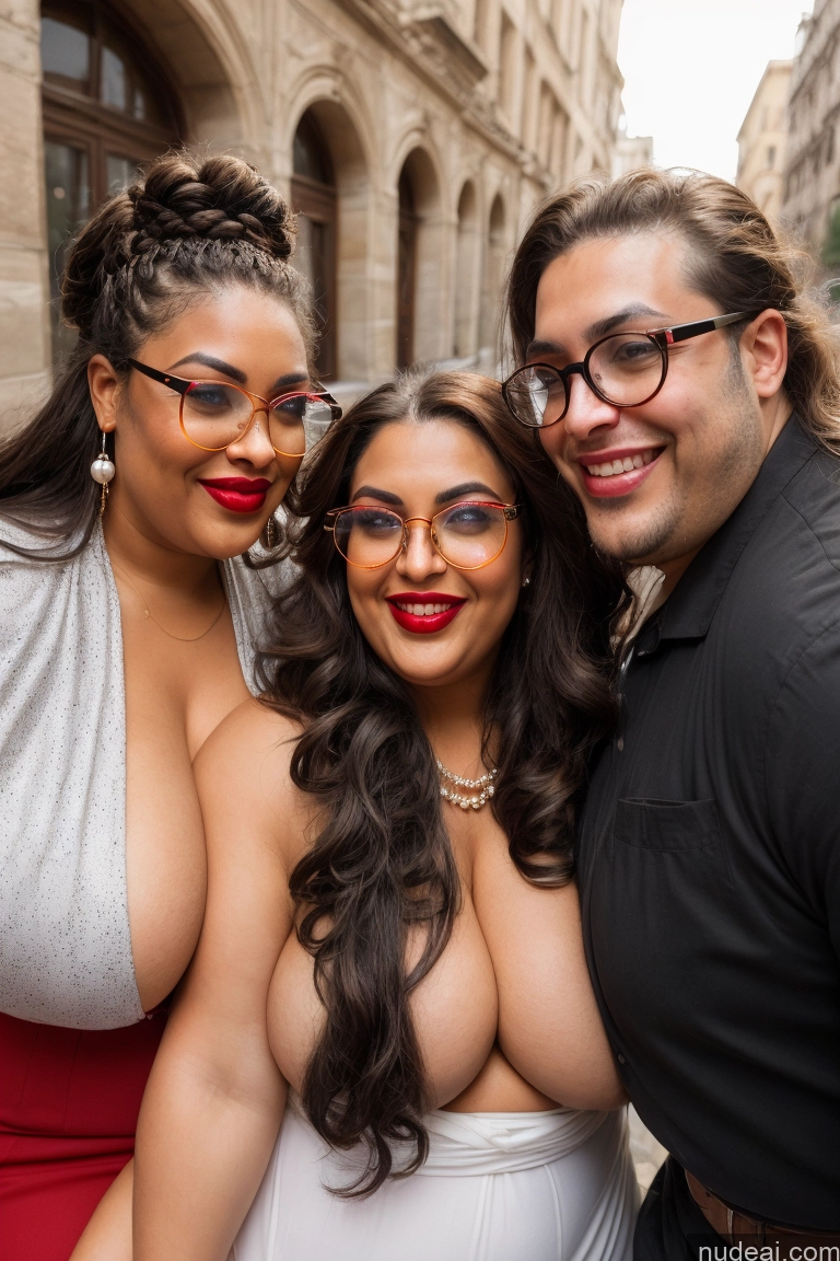 related ai porn images free for 30s Huge Boobs Glasses Busty Long Hair Brunette Chubby Lipstick Laughing Black Woman Topless Jewelry Pearl Jewelry Gold Jewelry Diamond Jewelry