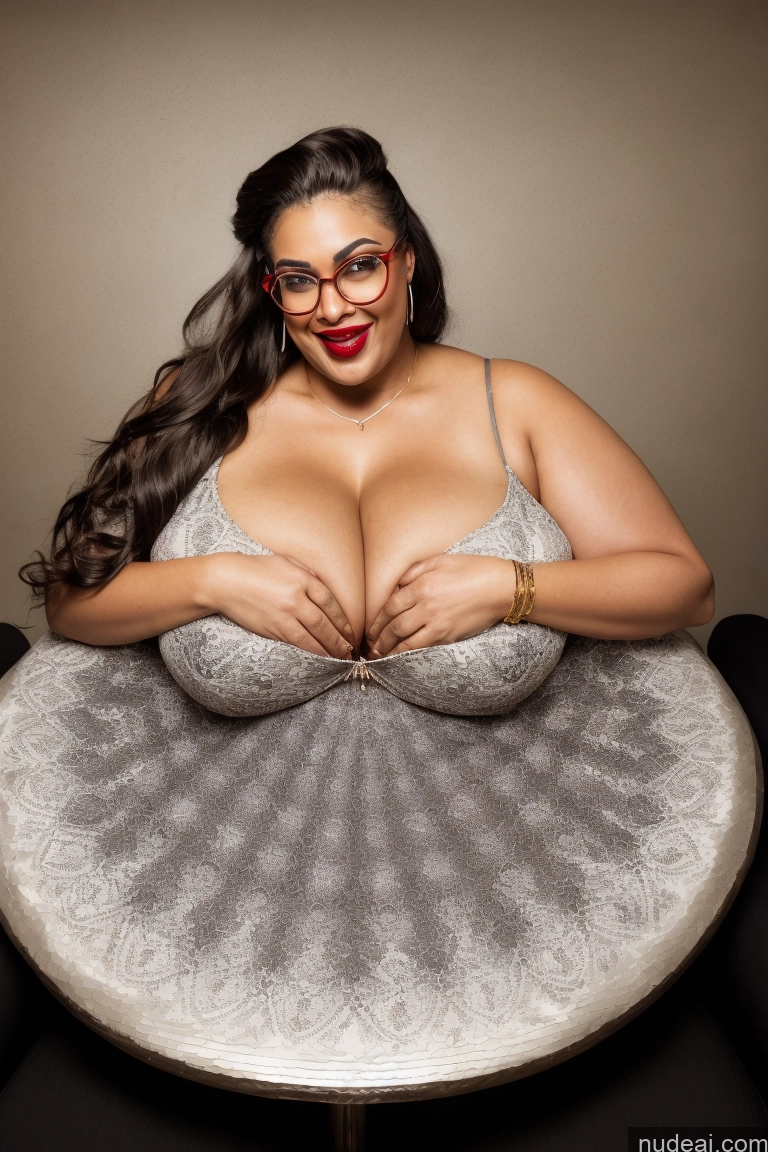 related ai porn images free for 30s Huge Boobs Glasses Busty Long Hair Brunette Chubby Lipstick Laughing Woman Topless Jewelry Pearl Jewelry Gold Jewelry Diamond Jewelry Dark Skin