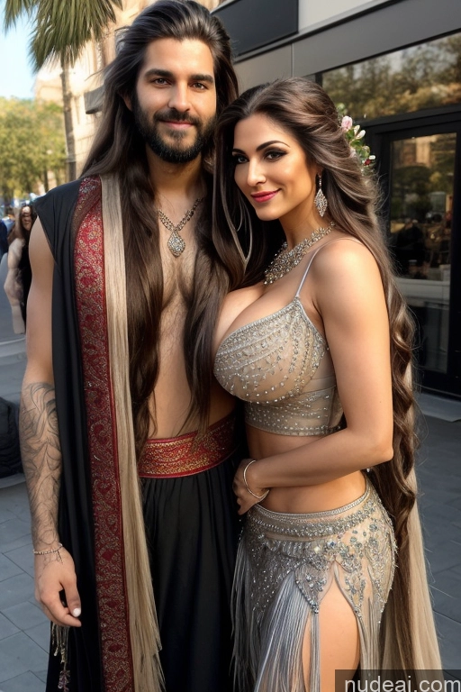 related ai porn images free for Woman + Man Several Huge Boobs Beautiful Big Ass Black Hair Long Hair Indian Dance Dress: Belly Dance Pearl Jewelry Detailed