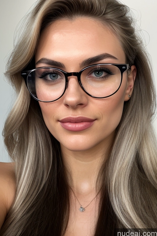 related ai porn images free for Woman One Beautiful Perfect Boobs Glasses Short Fairer Skin Perfect Body 18 Pouting Lips Blonde Long Hair Dutch Mirror Selfie Front View Spreading Legs Nude Detailed