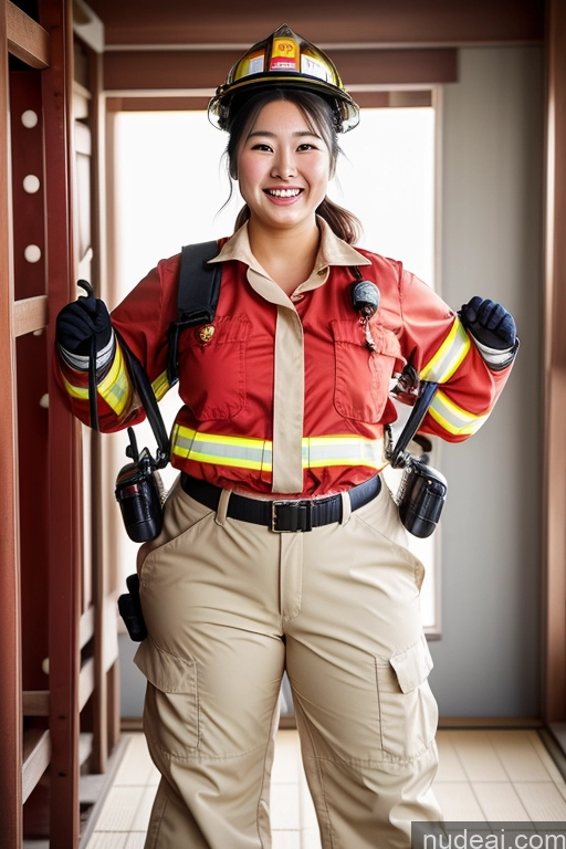 related ai porn images free for Chubby Happy Japanese Firefighter