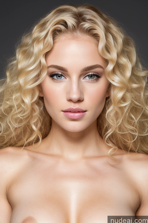 Miss Universe Model Sexy Face Curly Hair Of Love Fairer Skin Blonde