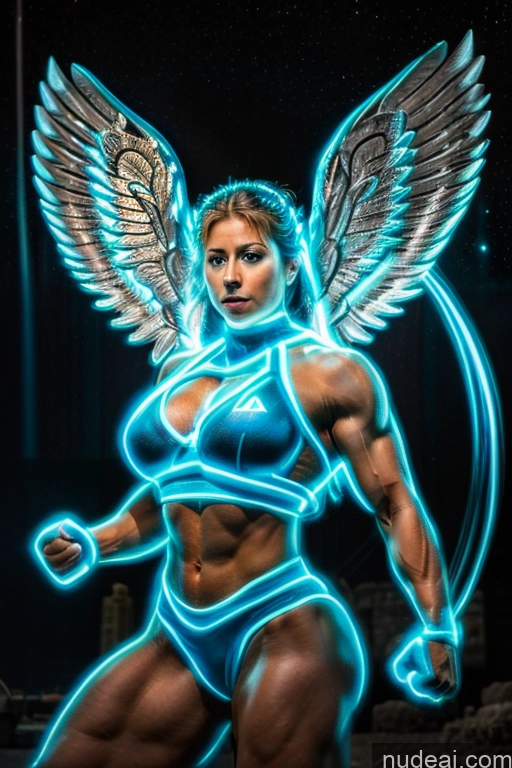 related ai porn images free for Has Wings Regal Muscular Powering Up Cosplay Busty Abs Bodybuilder Neon Lights Clothes: Blue Israel