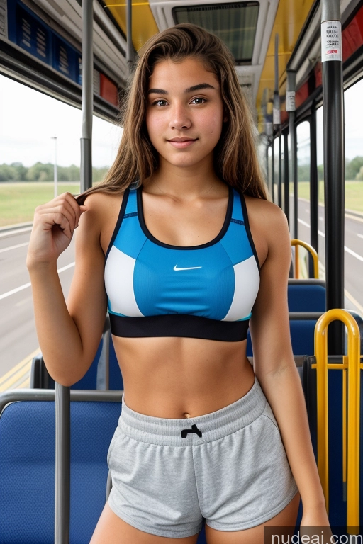 related ai porn images free for 18 Bus Sports Bra Short Shorts