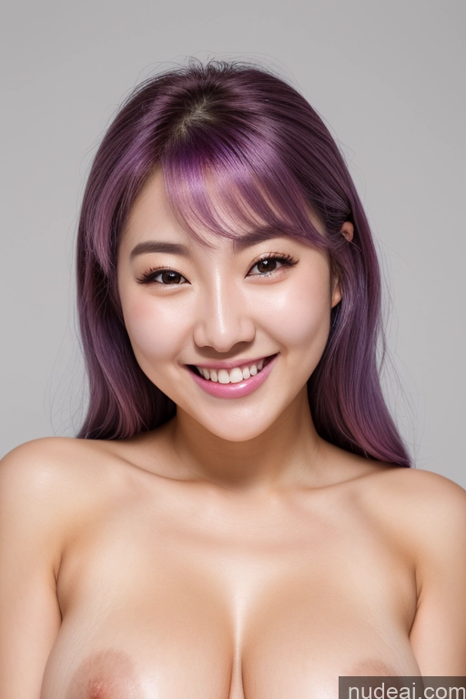 related ai porn images free for Korean Perfect Boobs Purple Hair Happy