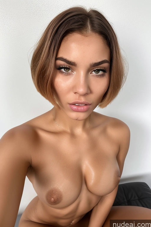 ai nude image of a close up of a woman with a very big breast posing naked pics of Bimbo Small Tits Skinny Small Ass Pubic Hair 18 Angry Bobcut Black Cumshot Ginger