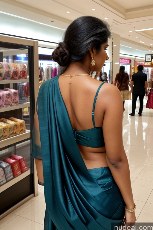 related ai porn images free for Woman Indian Mall Busty One Back View Blouse Sari 60s Serious