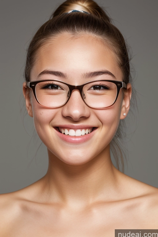 related ai porn images free for Woman 18 Happy Ponytail White Skin Detail (beta) Nude Bright Lighting Glasses Front View