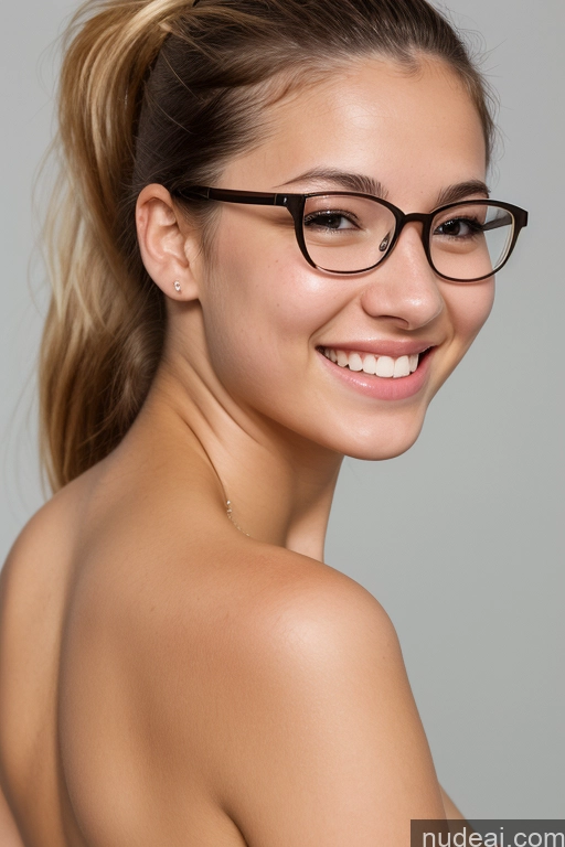 related ai porn images free for Woman 18 Happy Ponytail White Skin Detail (beta) Nude Bright Lighting Glasses Back View