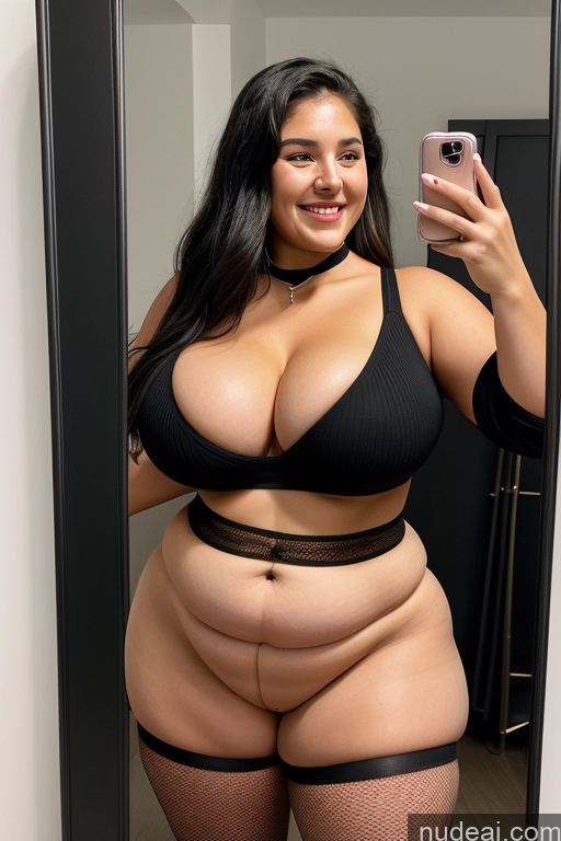 related ai porn images free for Milf One Huge Boobs Beautiful Big Ass Thick Long Hair Happy Black Hair Latina Mirror Selfie Front View Choker Fishnet Sweater Chubby Fat 18