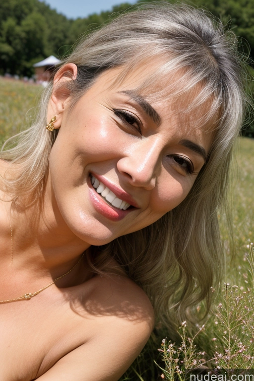 ai nude image of blond woman with a nice smile laying in a field of flowers pics of Milf Several Small Tits Small Ass Tall Pubic Hair Happy Black Hair Bangs Korean Skin Detail (beta) Meadow Front View Nude Topless Jewelry Bright Lighting Straddling 60s