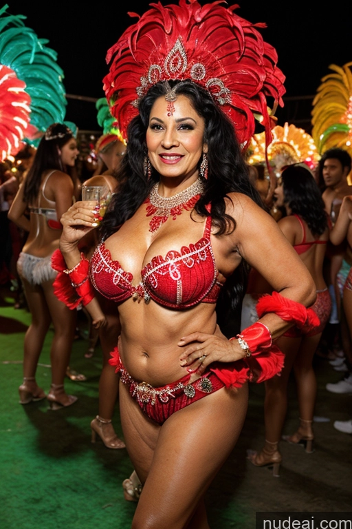 related ai porn images free for Milf One Busty Long Hair Indian 70s Cleavage Bright Lighting Black Hair Dance Dress: Samba Party