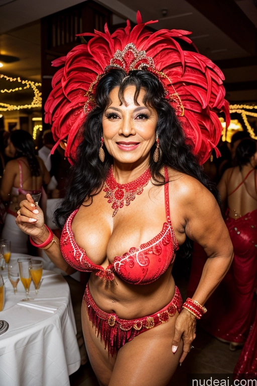 related ai porn images free for Milf One Busty Long Hair Indian 70s Cleavage Bright Lighting Black Hair Dance Dress: Samba Party