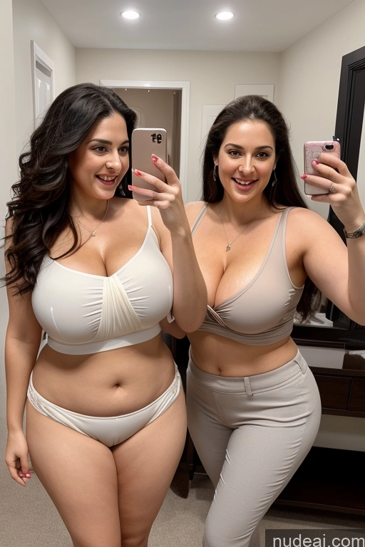 related ai porn images free for Busty Big Ass Big Hips Long Hair Fairer Skin Blouse Sari Cleavage Laughing Nude Thick 30s Two Mirror Selfie