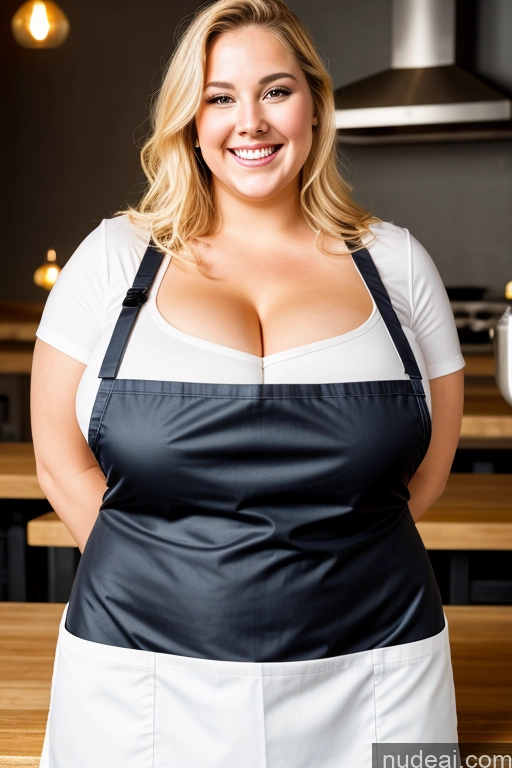 related ai porn images free for Huge Boobs Thick Chubby Fat 30s Laughing Happy Blonde Cumshot Apron Restaurant One