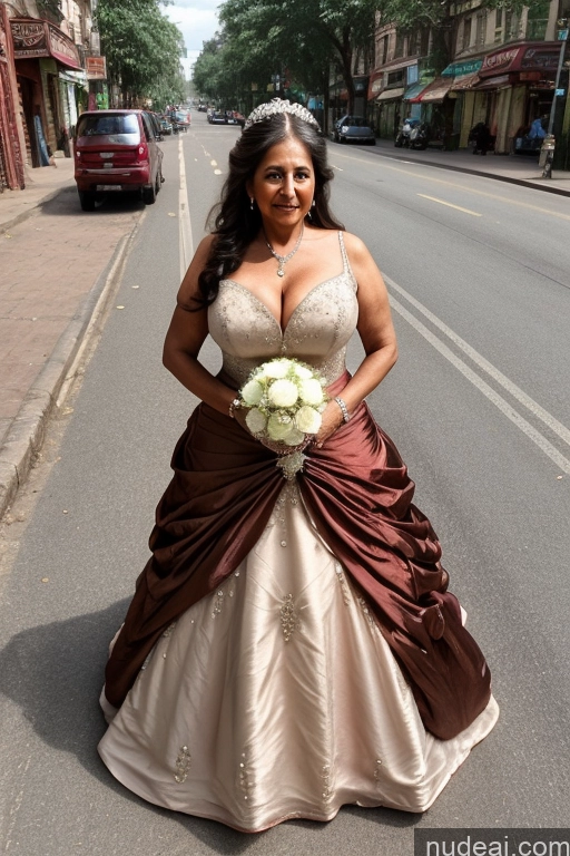 Milf One Busty Big Ass Long Hair Indian Cleavage 80s Brunette Street Haute Couture | Ball Gown Wedding