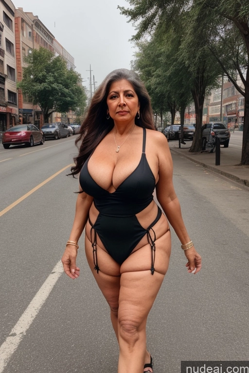 Milf One Busty Big Ass Long Hair Indian Cleavage Brunette Street 70s Urban Gal