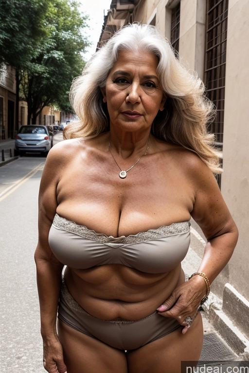 Milf One Busty Big Ass 70s Long Hair Indian Cleavage Strapless Brunette Street