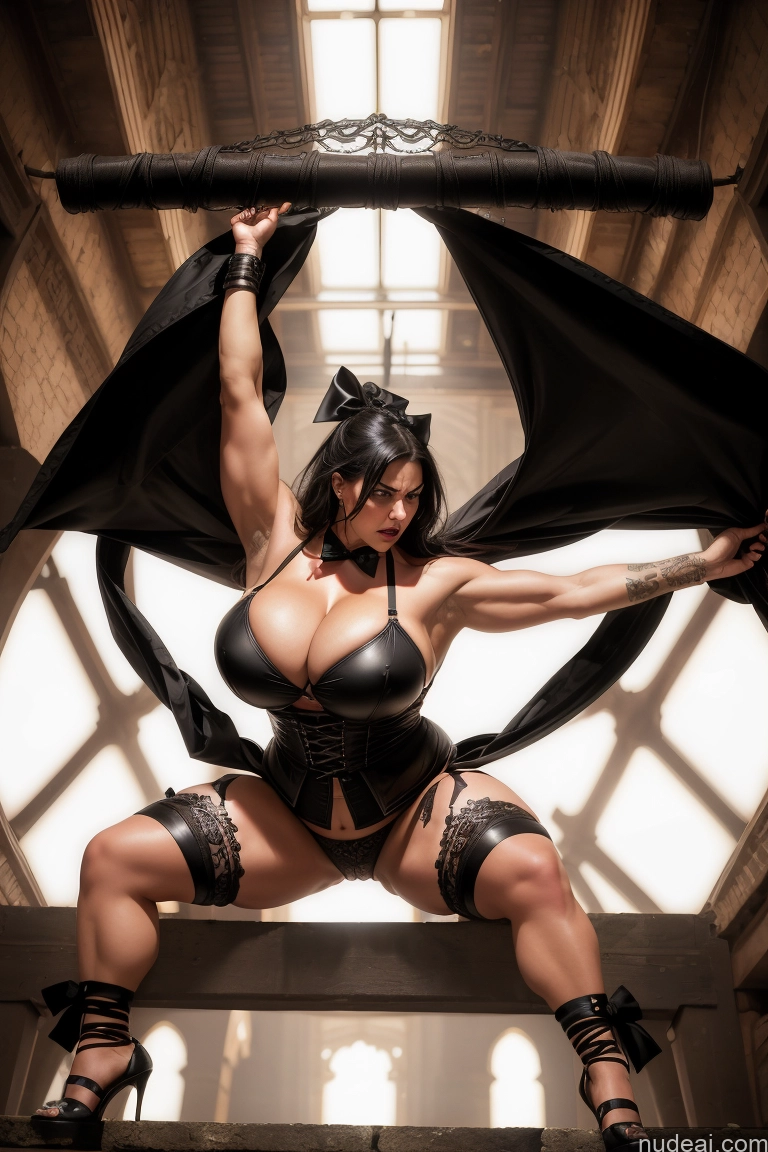 related ai porn images free for Tattoos Huge Boobs Muscular Big Ass Abs Chubby Fat Big Hips Long Legs Tall Angry Black Hair Straight Italian Bdsm Bows Dominatrix Goth Stockings Suspender Belt Back View