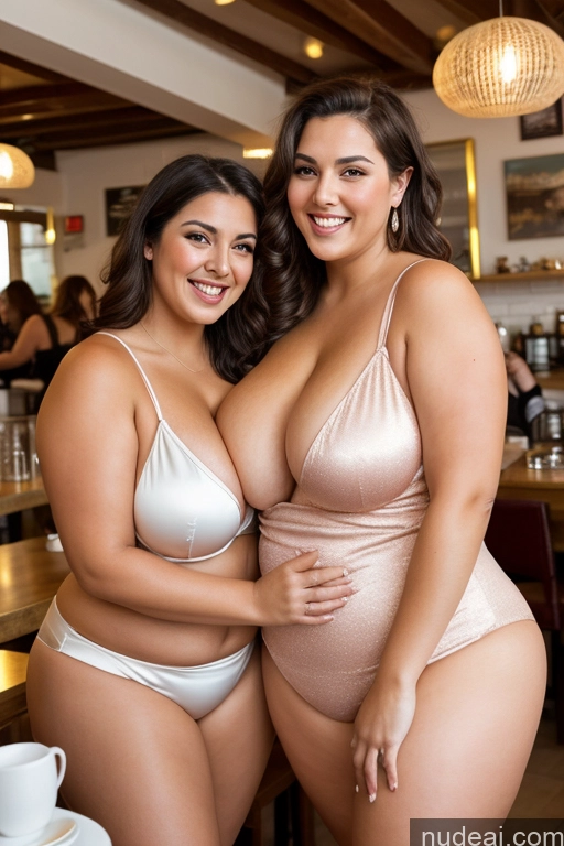 related ai porn images free for Busty Beautiful Thick British Satin Cafe Happy Laughing 30s Chubby Fat Cleavage Two Big Hips Big Ass