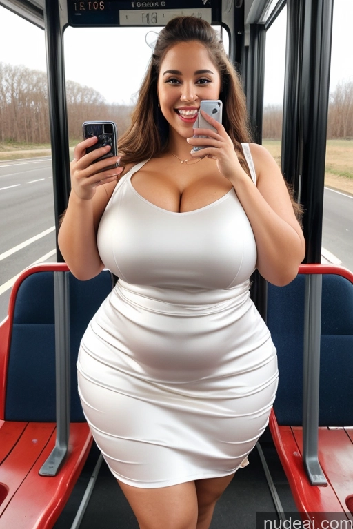 related ai porn images free for Woman 30s Busty Thick Chubby Beautiful Bus Satin One Mirror Selfie Front View Long Hair Happy Dress Huge Boobs Big Hips Big Ass