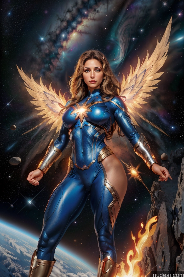 related ai porn images free for Israel Superhero Superheroine Busty Muscular Abs Small Tits Jewish Powering Up Dynamic View Regal Has Wings Science Fiction Style Heat Vision Space